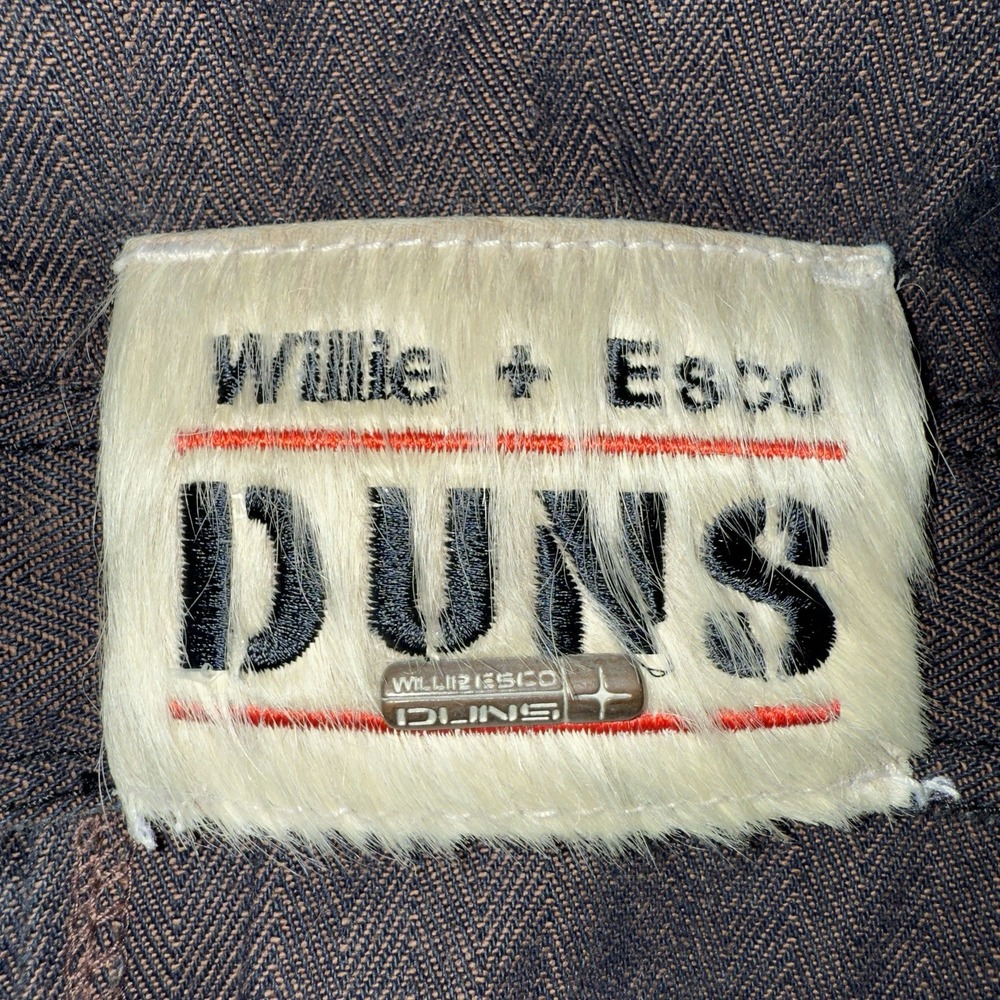 Willie Esco DUNS Jacket Mens 3XL XXXL Brown Denim Utility Baggy‎ Coat Y2K - Picture 13 of 14